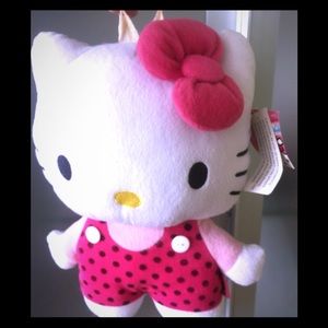 Hello Kitty Sanrio large plushie backpack w/ tags