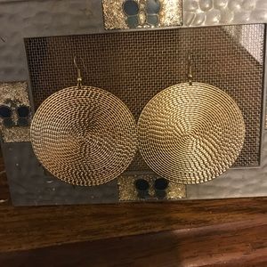 Gold Tribal Earrings