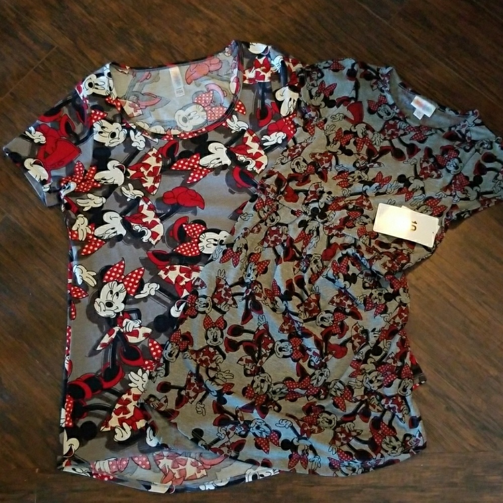Lularoe Minnie Mouse mommy and me set.