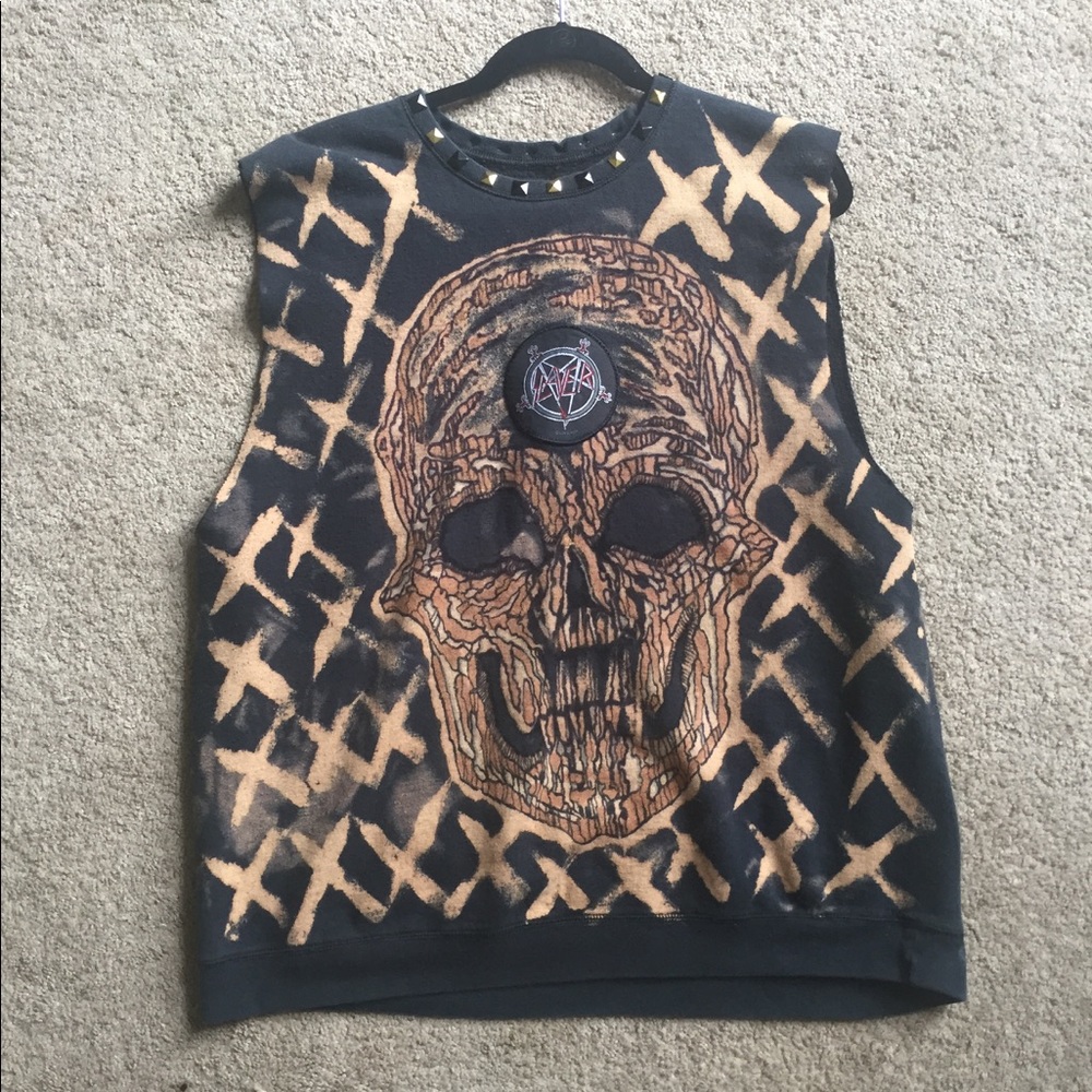 One of a kind Slayer Muscle Top