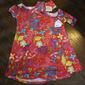 Lularoe Adeline Floral tunic dresses