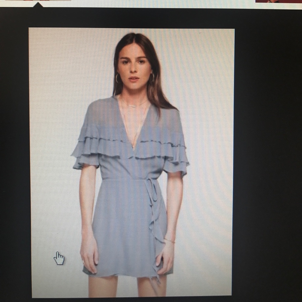 Reformation Juliana Dress Sky/Grey-unworn/tag on