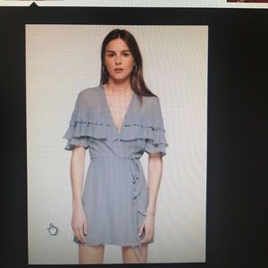 Reformation Juliana Dress Sky/Grey-unworn/tag on