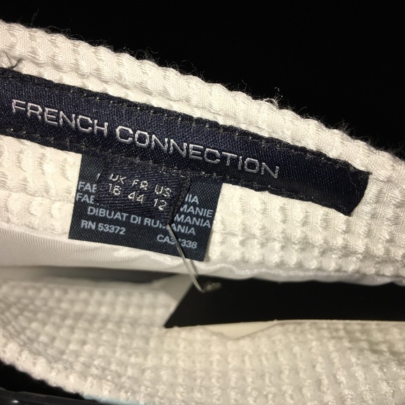 Winter white waffle French Connection skirt - Picture 3 of 4