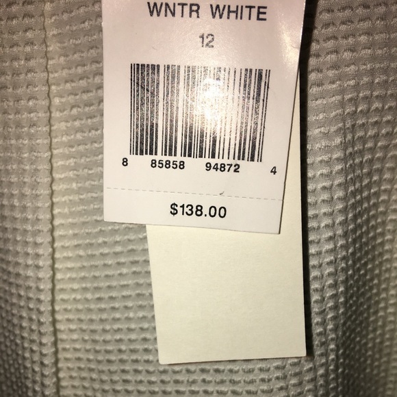 Winter white waffle French Connection skirt - Picture 4 of 4