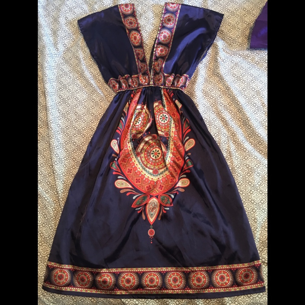 Blue/purple dress