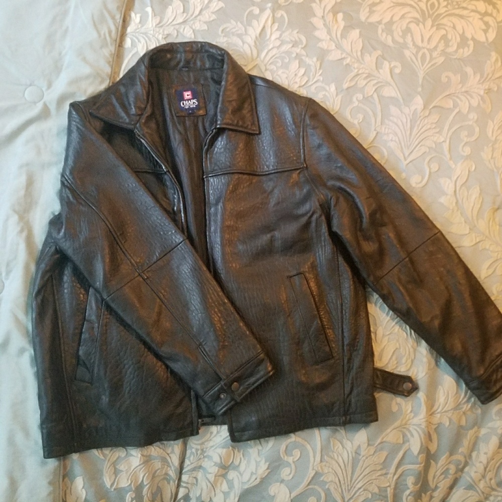 Chaps Leather Jacket