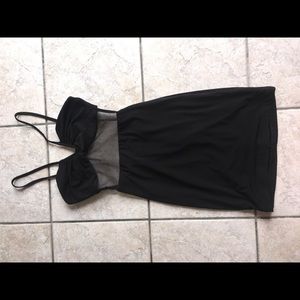 XS, Sexy, black, mesh torso club/ evening dress