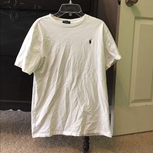 white polo t shirt