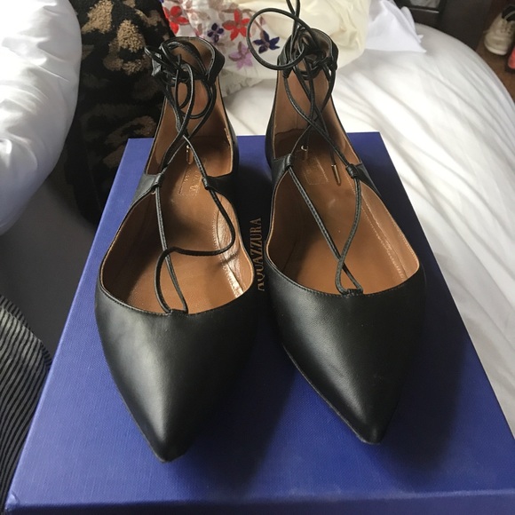 Aquazzura Christy flat 😍👡 - Picture 2 of 4