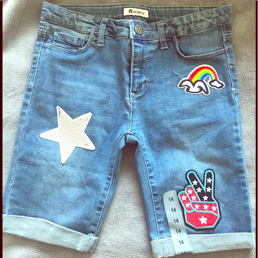 Girls size 14 tractr brand shorts