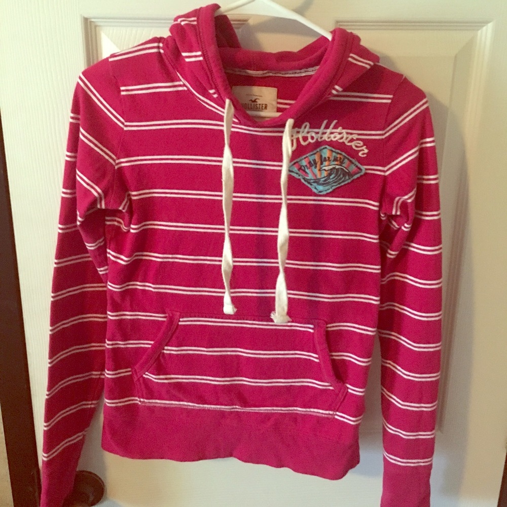 Hollister Pray for surf stripe hoodie
