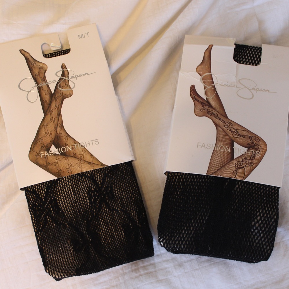 Jessica Simpson Fashion Tights (set of 2) NWT