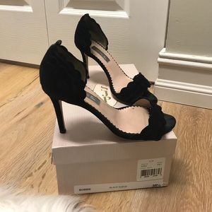 SJP Sarah Jessica Parker Bobbie Black Heels 35.5