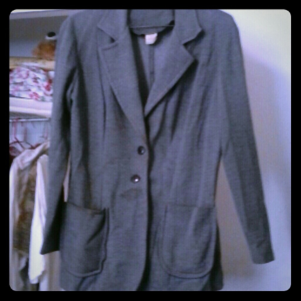 Gray two button Blazer