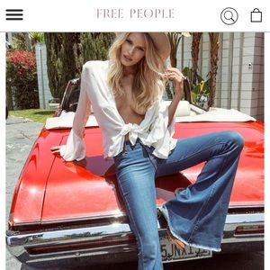 Free People Super Flare Jeans