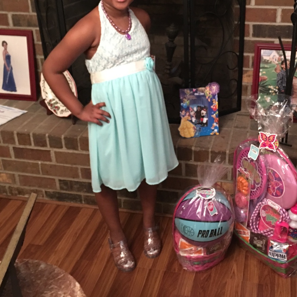 ❌SALE❌Girl Tiffany blue dress