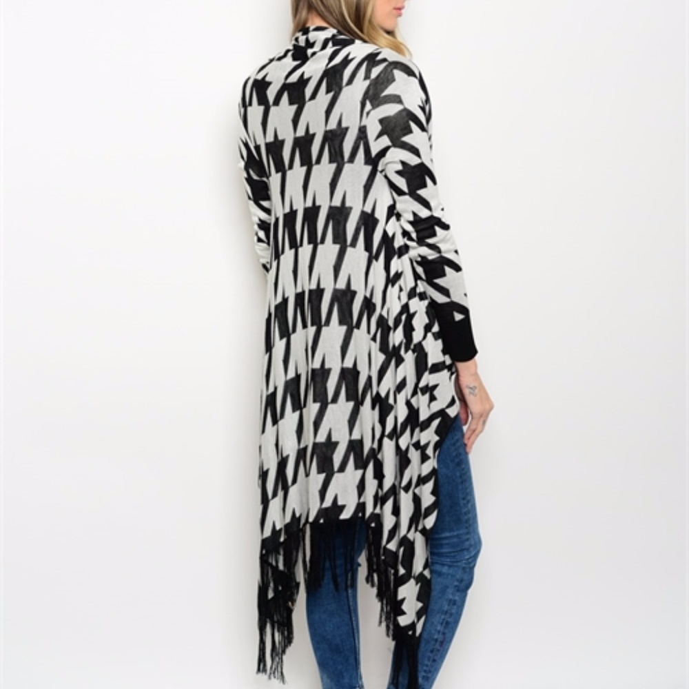 ■LAST 1■ HOUNDSTOOTH CARDIGAN - Picture 2 of 2