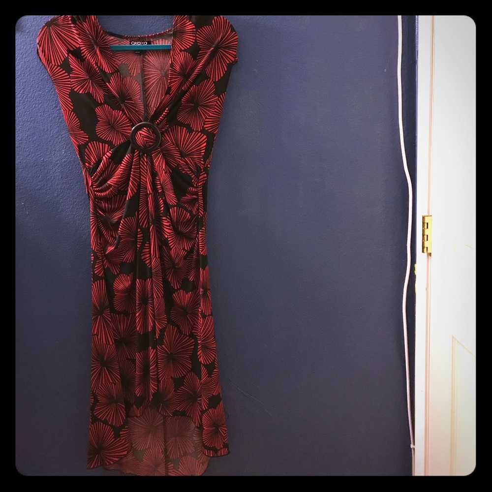Red and black dress by XoXo