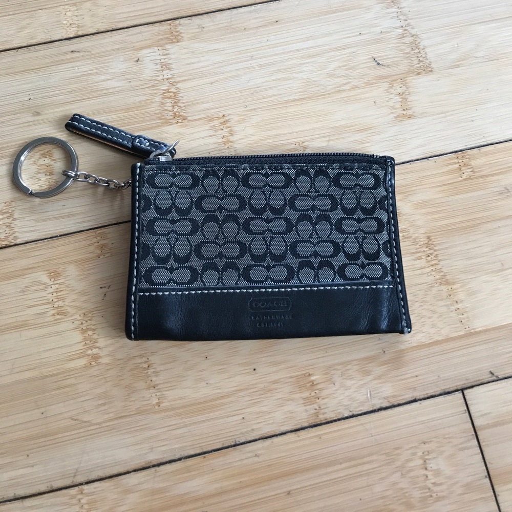 Black coin purse