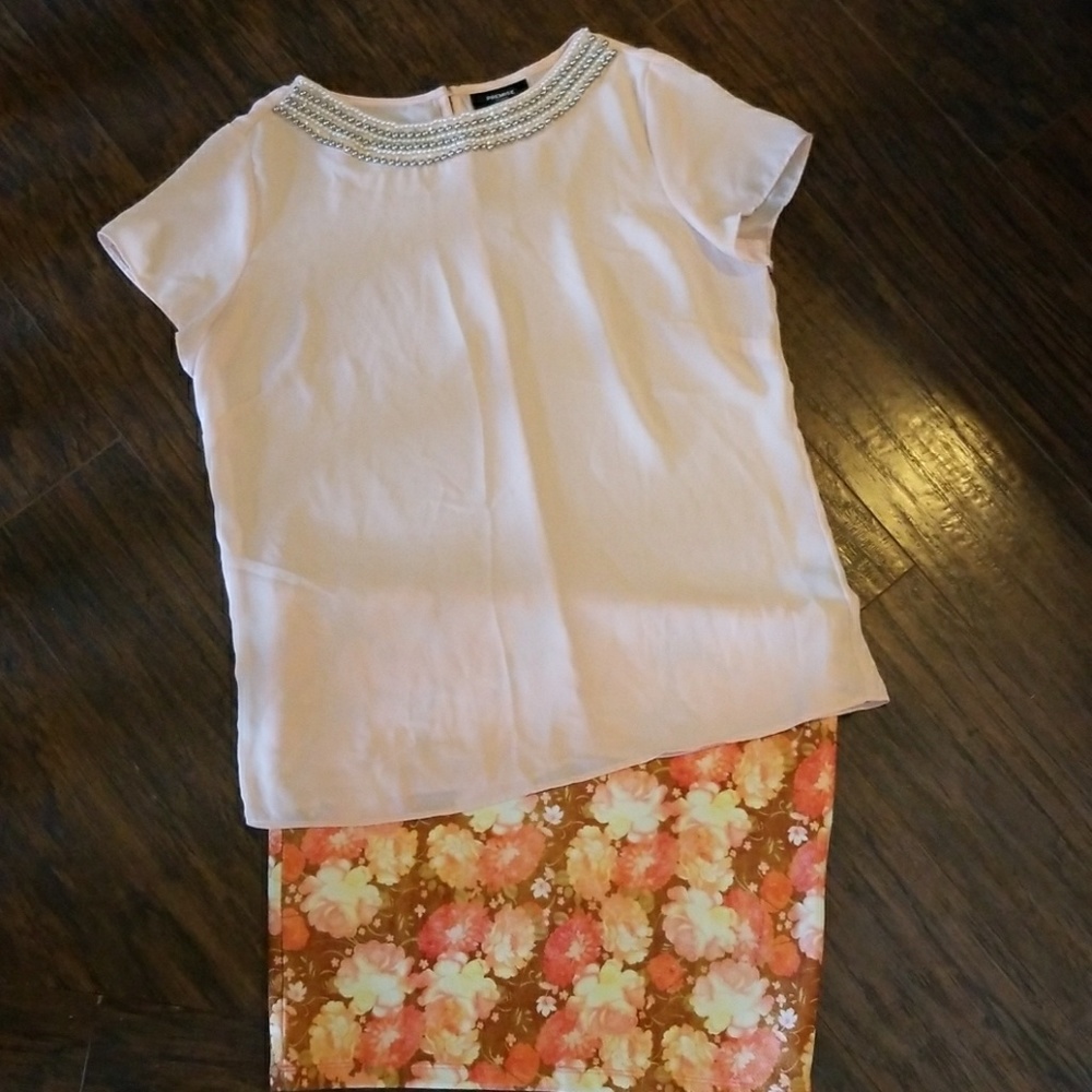 *SOLD*Blush pink blouse