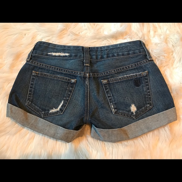 Planet Funk - Distressed Jean Shorts - Size 24 - Picture 3 of 6