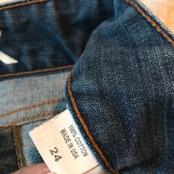 Planet Funk - Distressed Jean Shorts - Size 24 - Picture 6 of 6