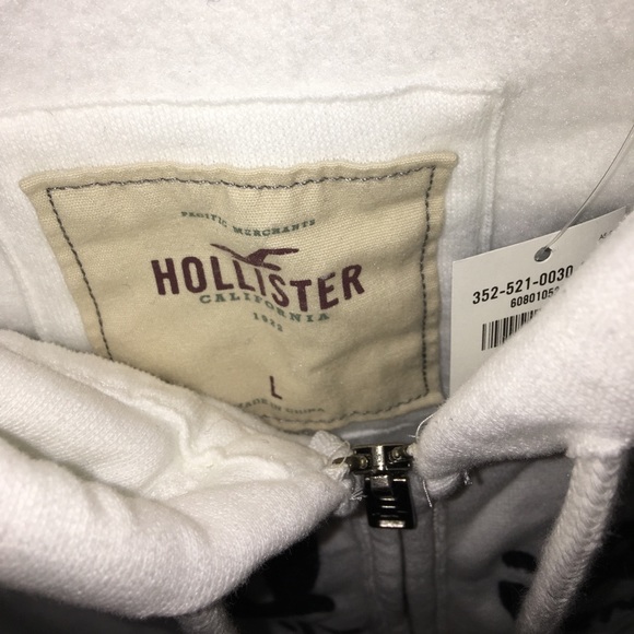 NWT Hollister Zip Sweatshirt/Hoodie - Picture 3 of 3