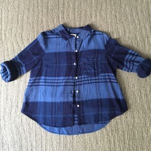 LIKE NEW Blue Flannel