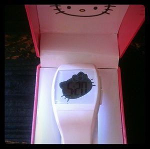 Hello Kitty white sports watch