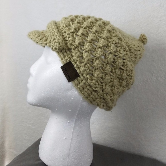 Chaos Accessories - Lined Chaos Missy Visor Beanie Beige Wheat