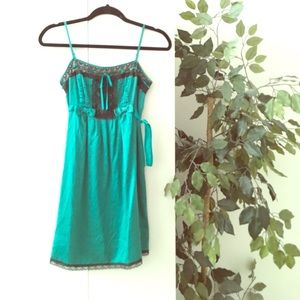 Betsey Johnson Silk Lingerie Mini dress.