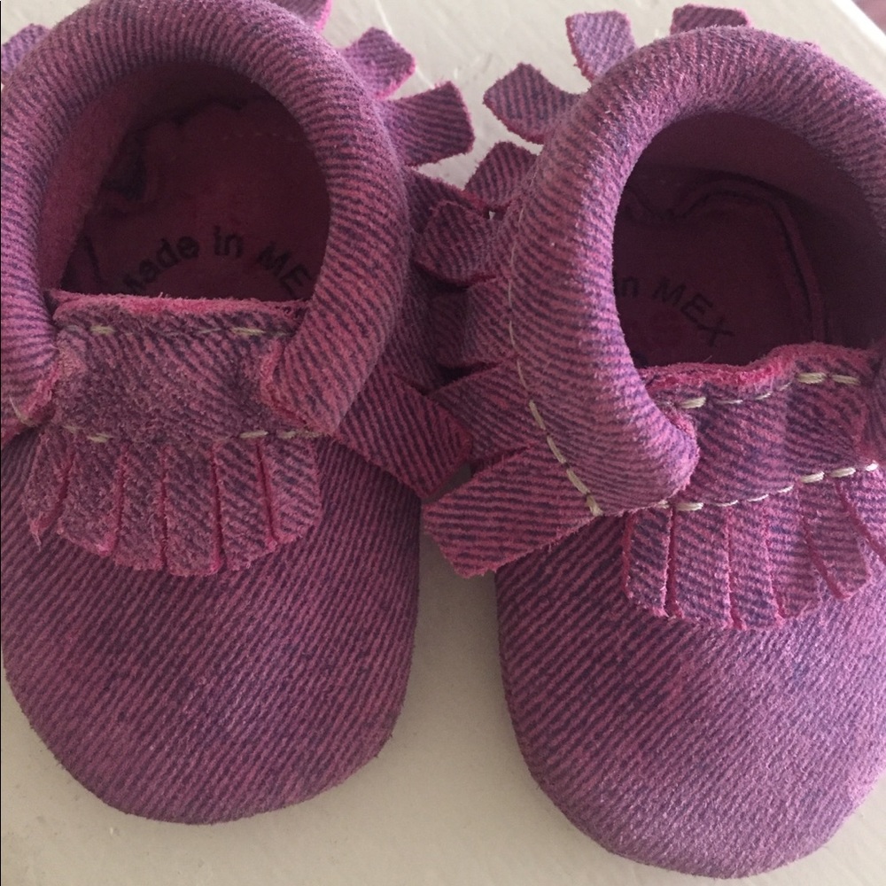 **Freshly Picked** Moccasins. Purple Denim size 0