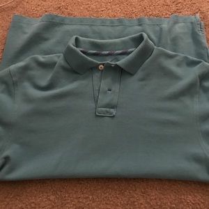J. Crew tailored fit polo, medium, light blue