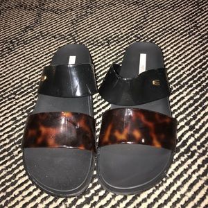 Melissa slip on sandals never worn but no box