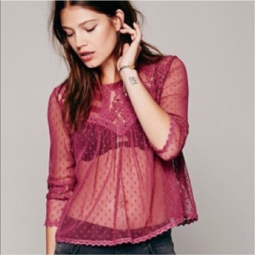 Free People Modern Romance Top