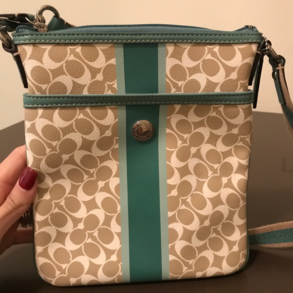 New coach cross body bag