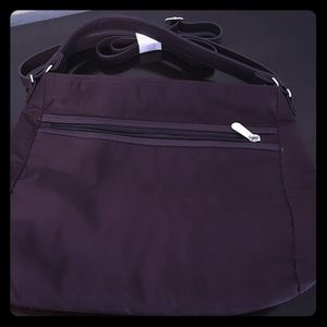 Thirty-One plum-colored satchel, never used.