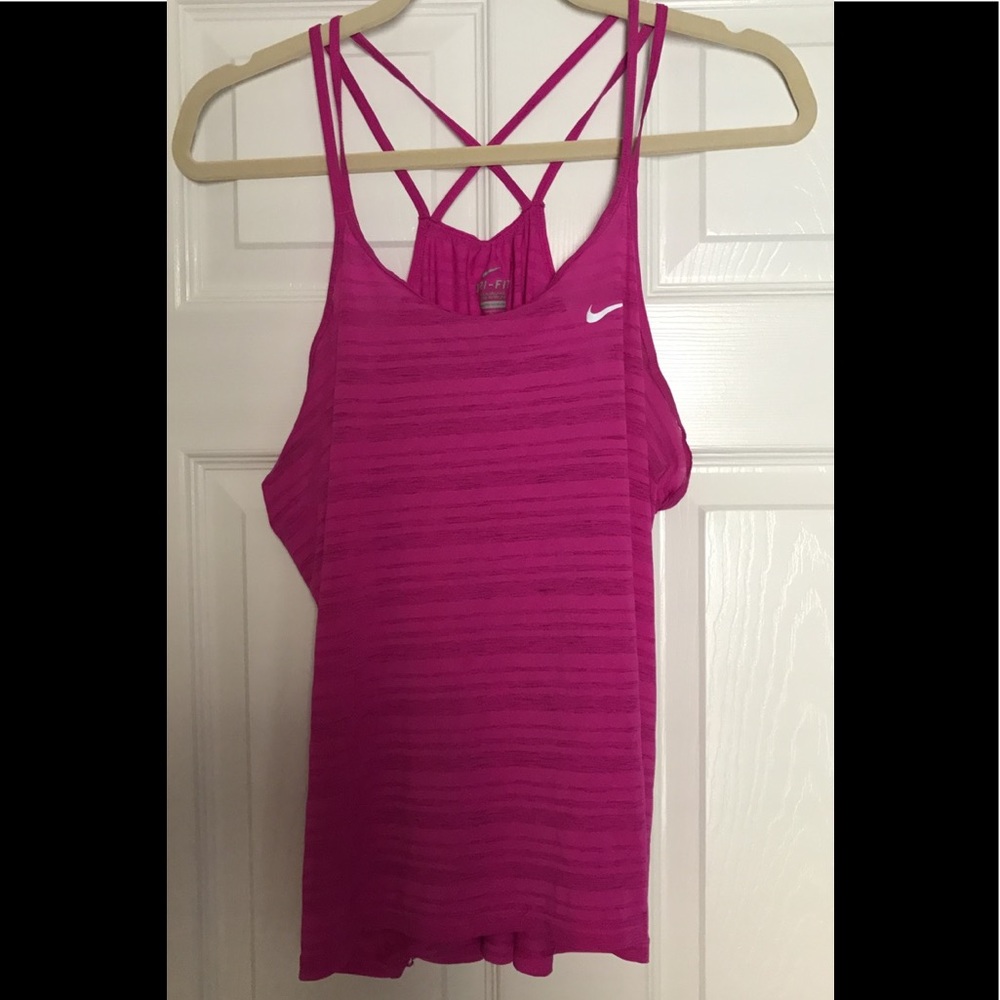 Nike Dri-fit Tank - Pink - Size: Large