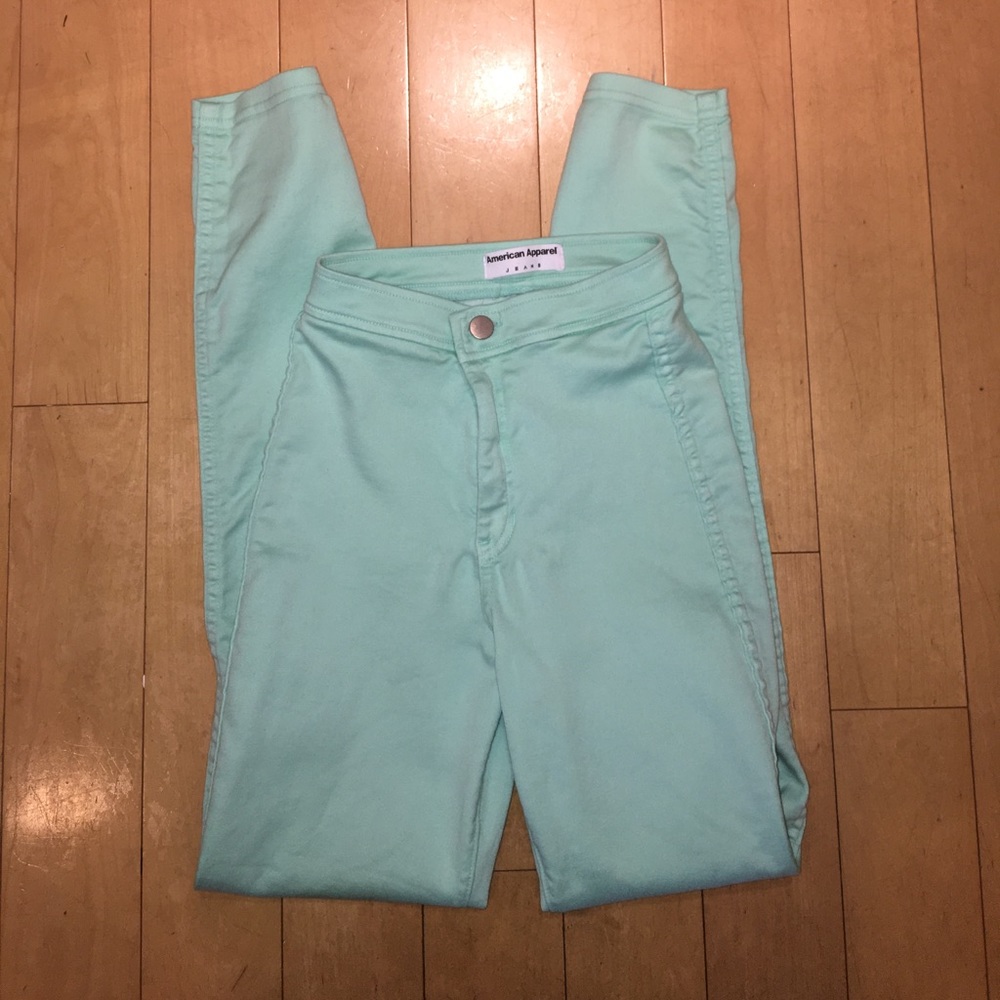 NWOT Mint Green American Apparel High Waisted