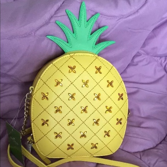 BRAND NEW KATE SPADE PINEAPPLE HANDBAG - Picture 3 of 7