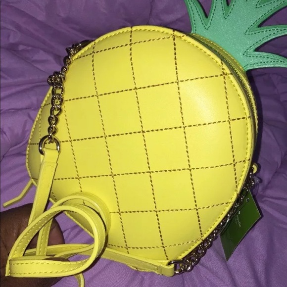 BRAND NEW KATE SPADE PINEAPPLE HANDBAG - Picture 7 of 7