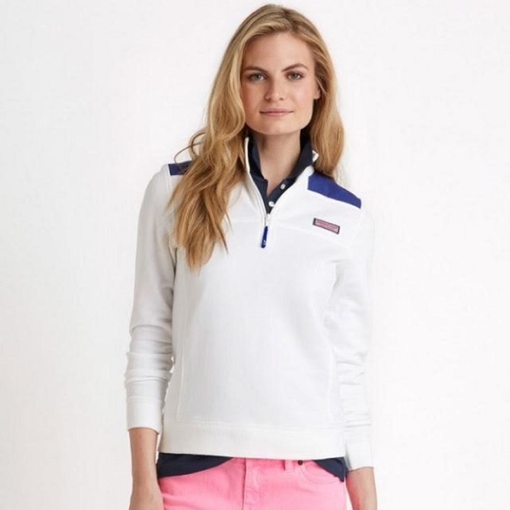 🌸Vineyard Vines White Shep Shirt