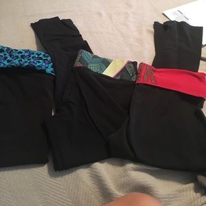 3 pairs of Victoria's Secret yoga pants