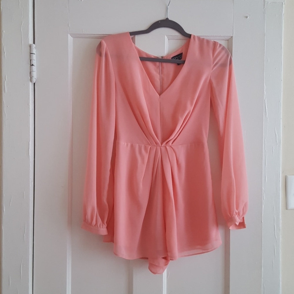 TopShop Peach Romper