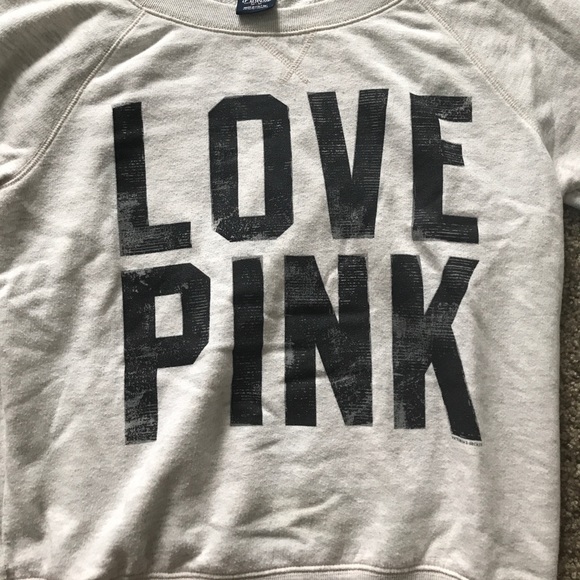 PINK 3/4 length sweatshirt - Picture 2 of 3