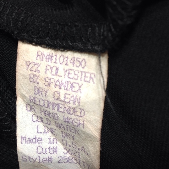 RŪBY Black Medium Women's Dress - Picture 7 of 7