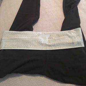 Victoria's Secret PINK rhinestone yoga pants