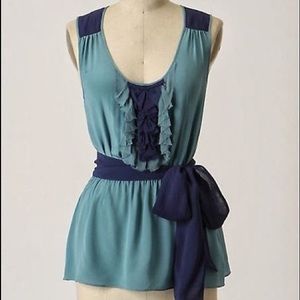 Anthropologie Lil Gentle Waves Blouse