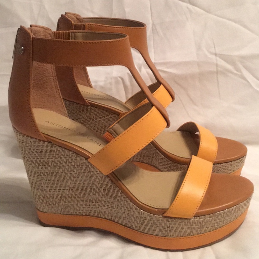 Antonio Melani Wedges WORN ONCE